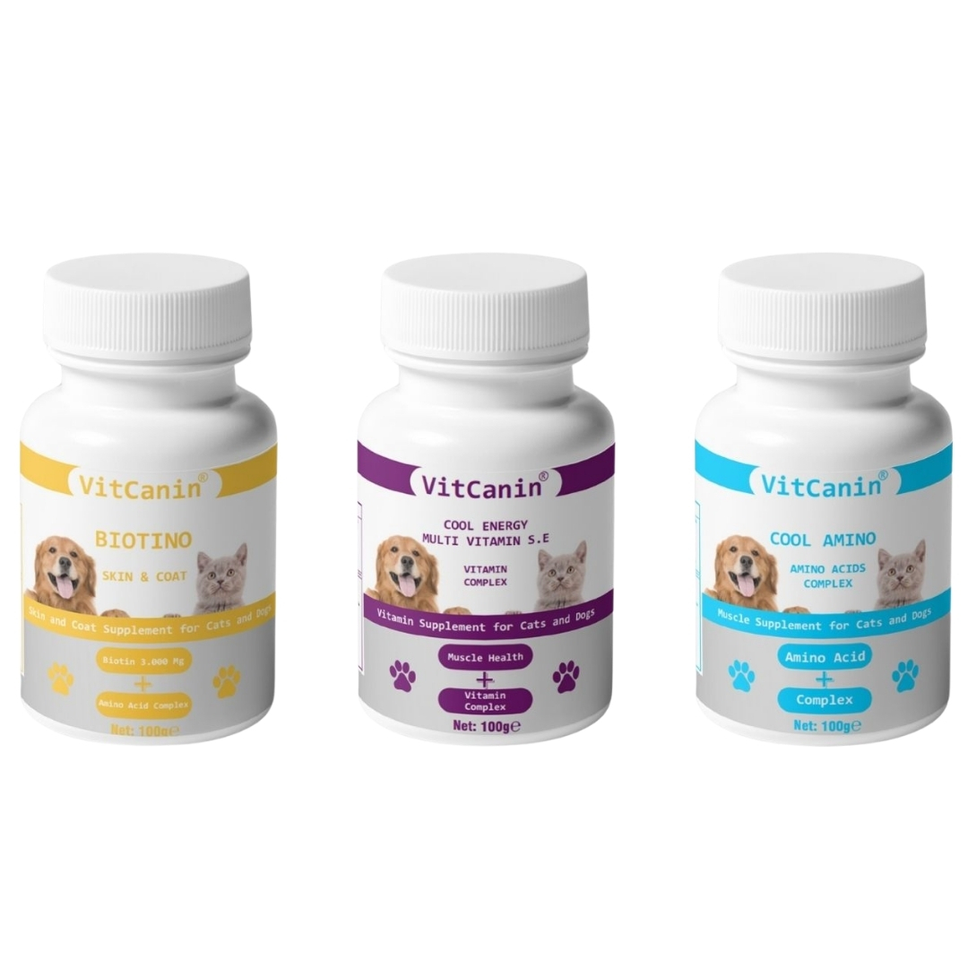 Vitcanin Kedi, Köpek, Biotino, Cool Energy Multi Vitamin S.e, Cool Amino, Biotin, Vitamin, Amino
